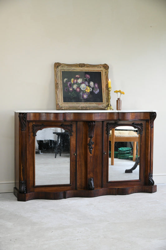 Victorian Mahogany & Marble Chiffonier