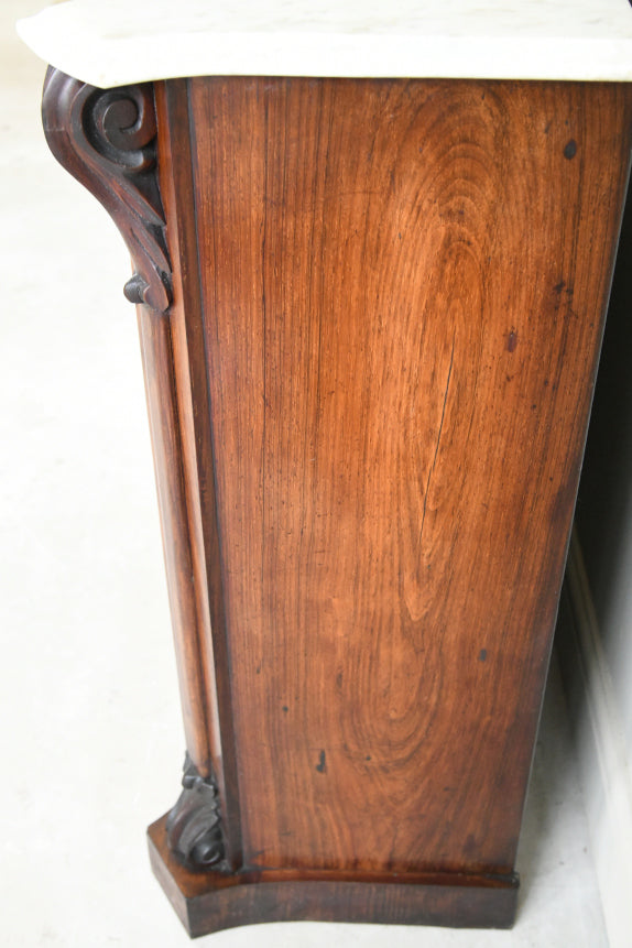 Victorian Mahogany & Marble Chiffonier