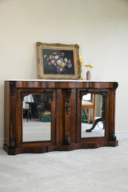 Victorian Mahogany & Marble Chiffonier