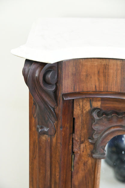 Victorian Mahogany & Marble Chiffonier