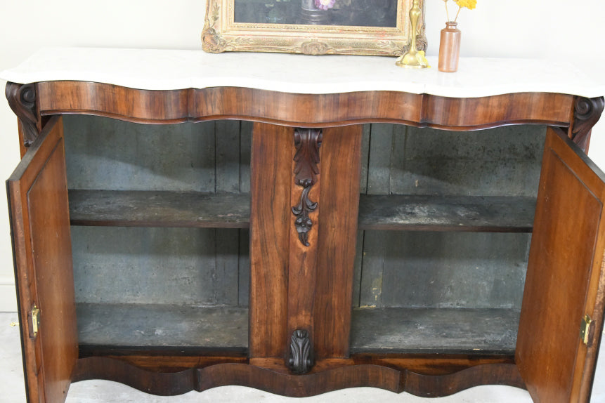 Victorian Mahogany & Marble Chiffonier