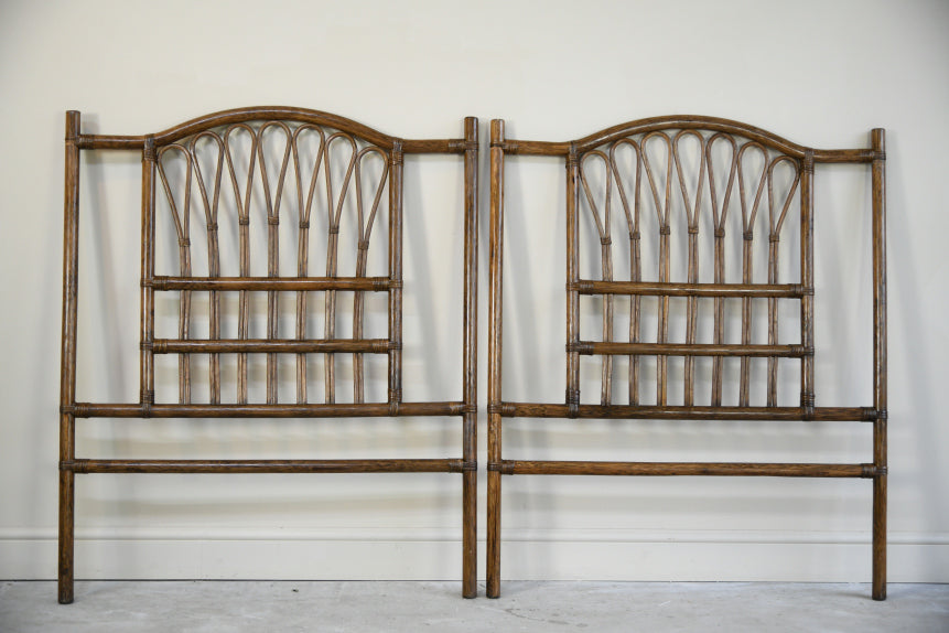 Pair Retro Cane Headboards