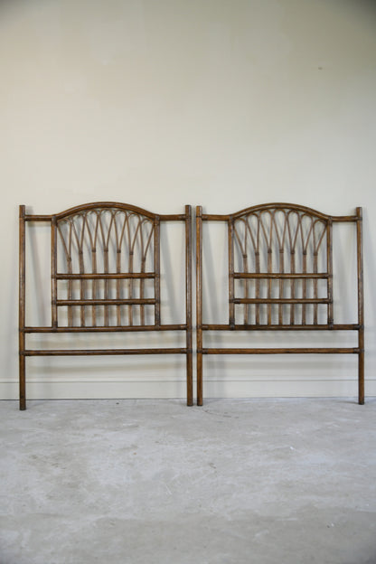 Pair Retro Cane Headboards