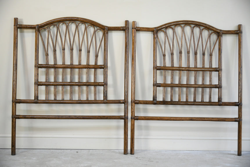 Pair Retro Cane Headboards