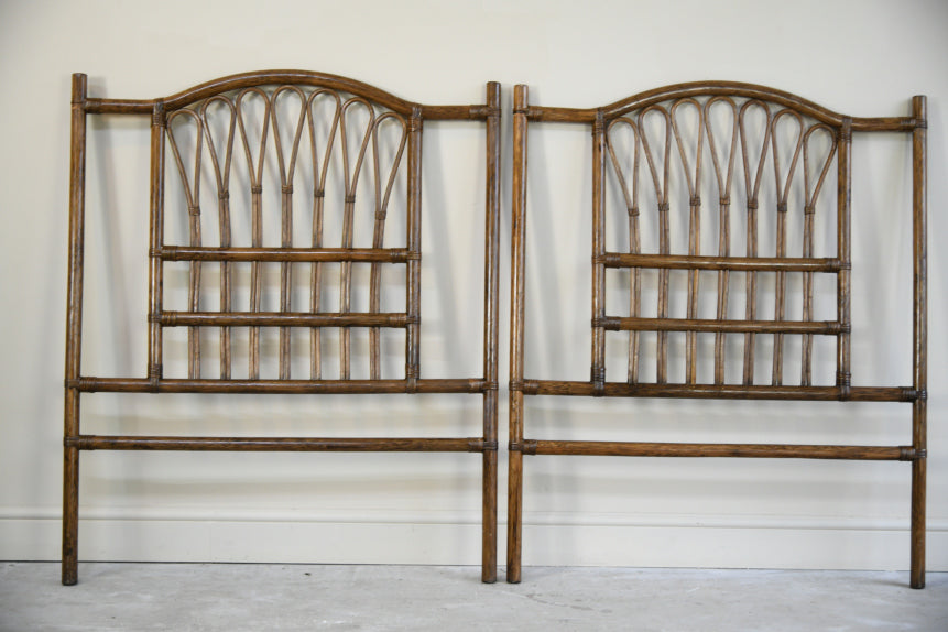 Pair Retro Cane Headboards