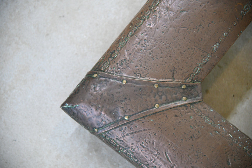 Arts & Crafts Copper Fire Fender