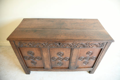 Antique English Oak Coffer