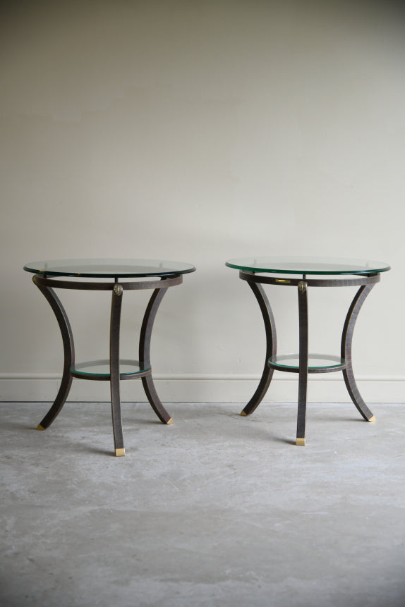 Pair Pierre Vandel Occasional Tables