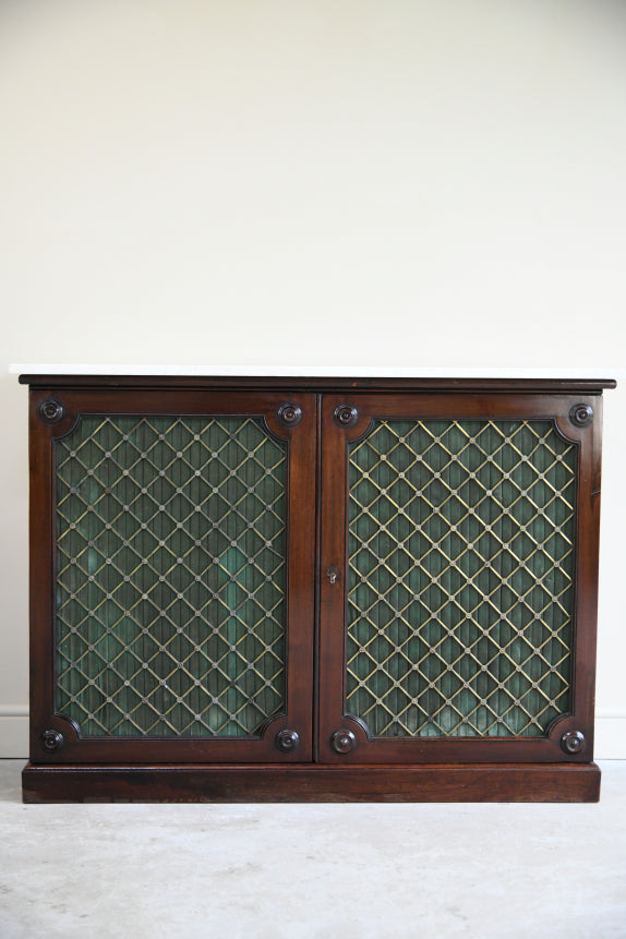 19th Century Mahogany & Marble Sideboard