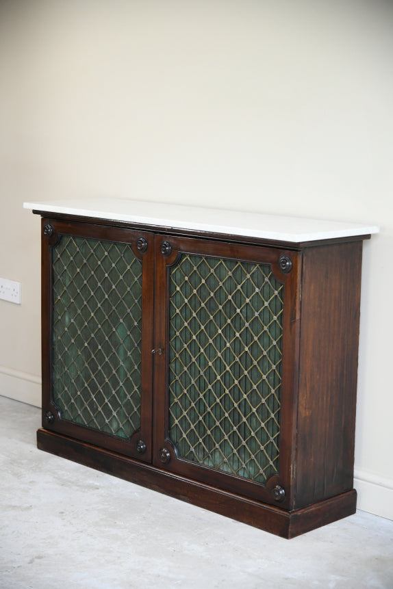 19th Century Mahogany & Marble Sideboard