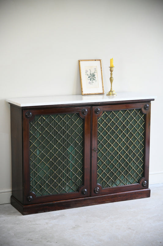 19th Century Mahogany & Marble Sideboard