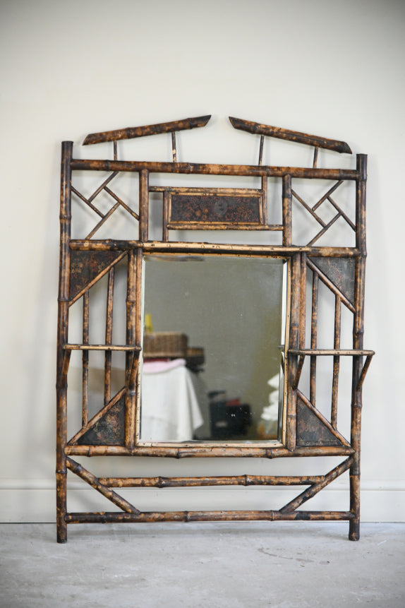 Victorian Bamboo Mirror