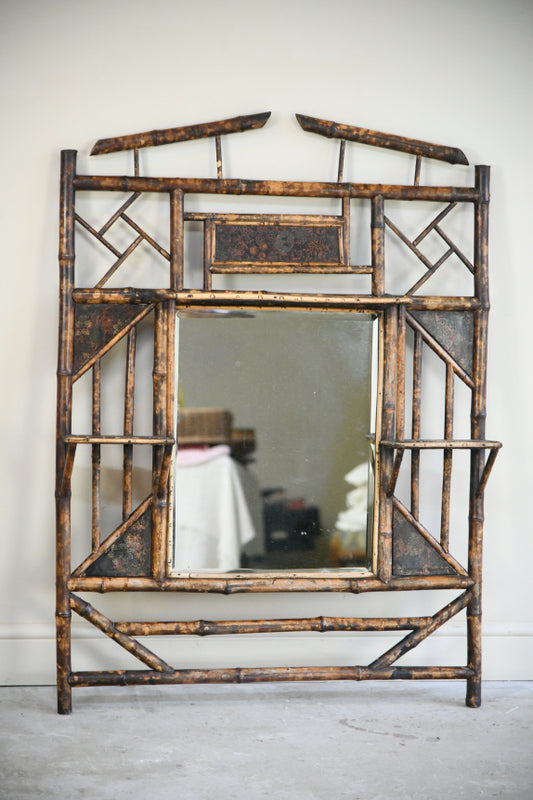 Victorian Bamboo Mirror