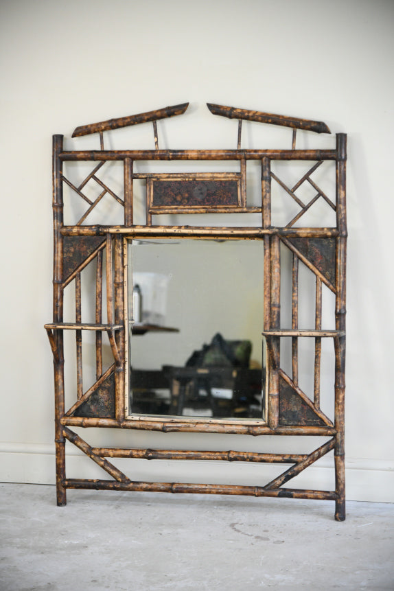 Victorian Bamboo Mirror