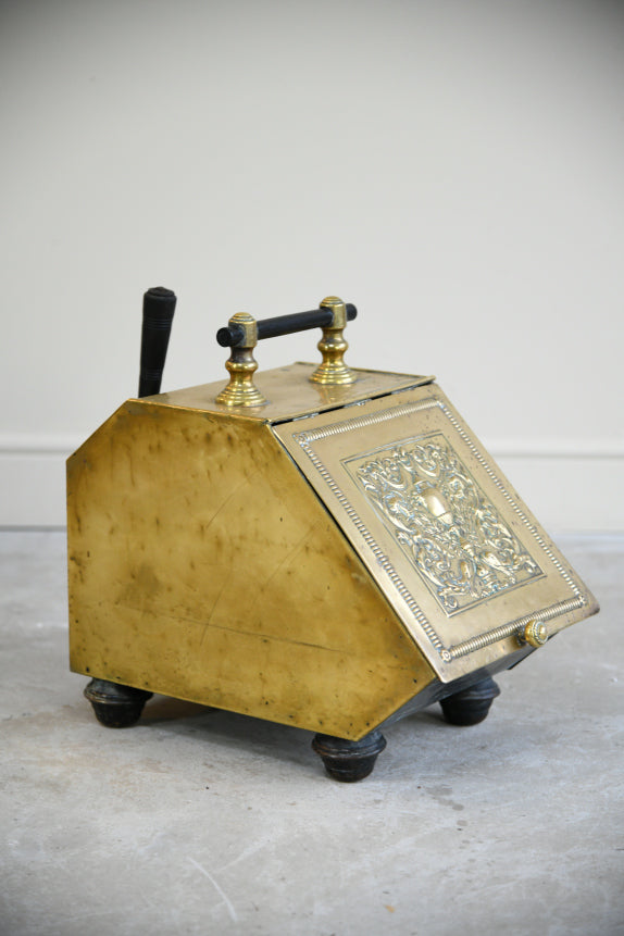 Victorian Brass Coal Scuttle