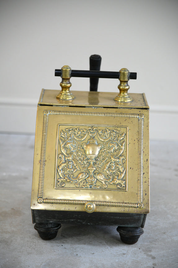 Victorian Brass Coal Scuttle