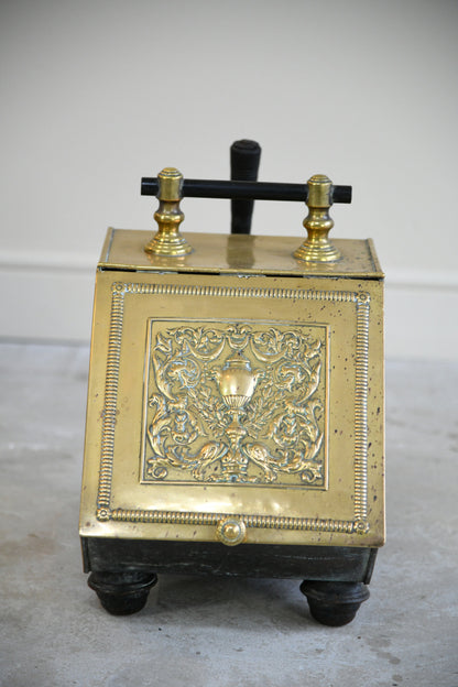 Victorian Brass Coal Scuttle