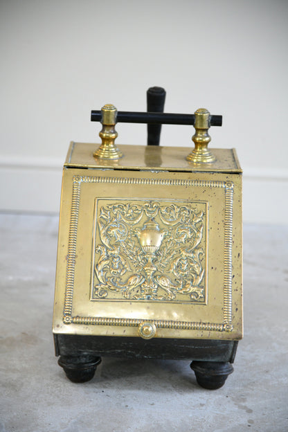 Victorian Brass Coal Scuttle