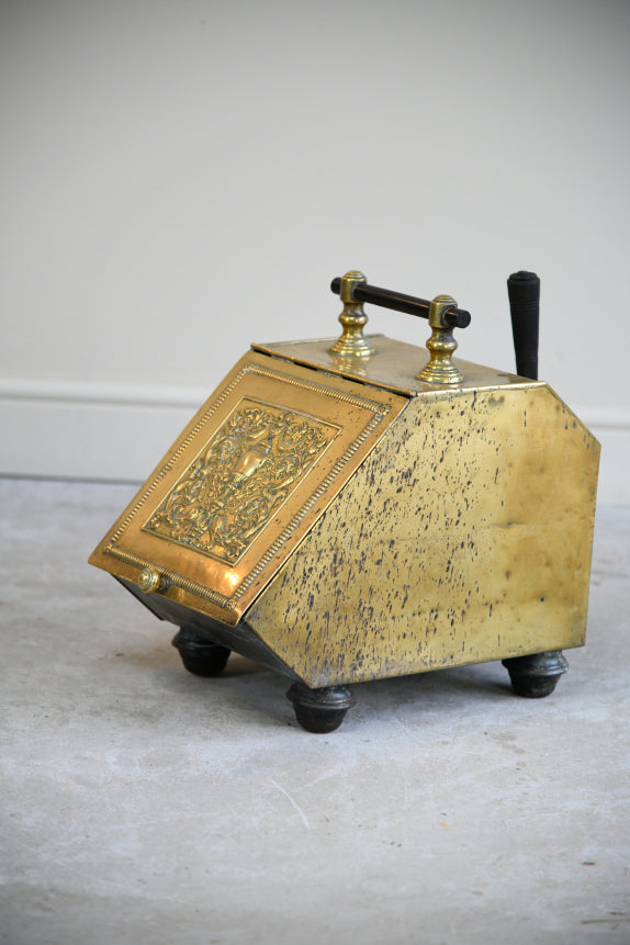 Victorian Brass Coal Scuttle