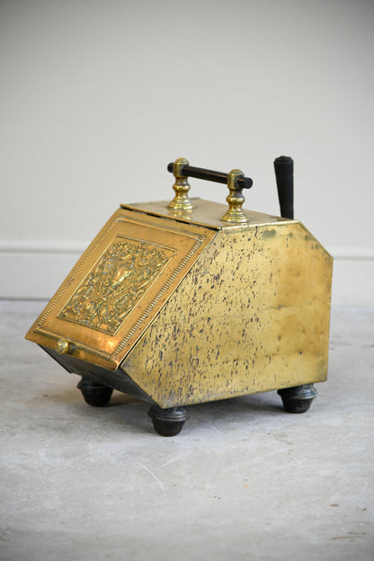 Victorian Brass Coal Scuttle