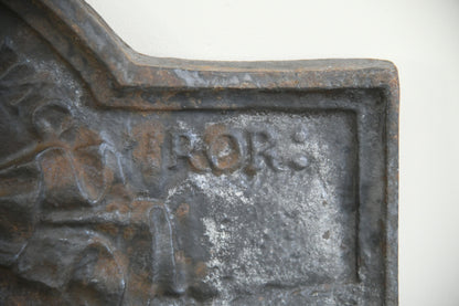 Cast Iron Fire Back