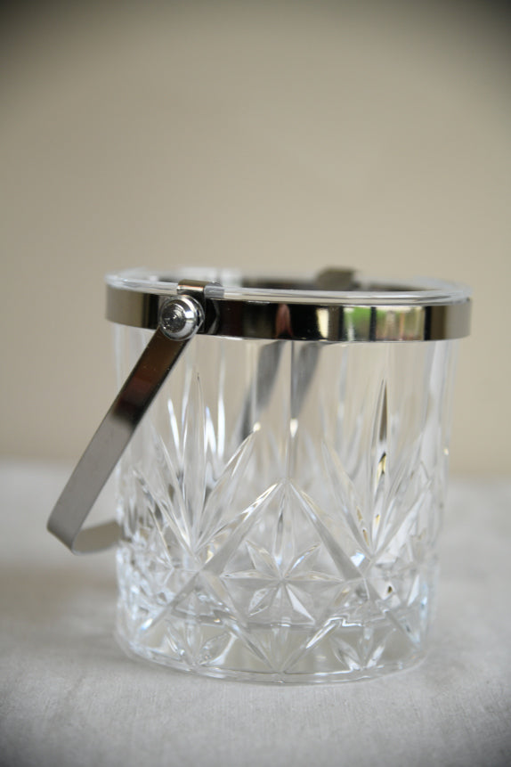 Vintage Glass Ice Bucket