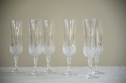 6 Champagne Glasses