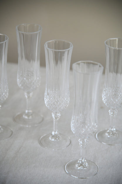 6 Champagne Glasses