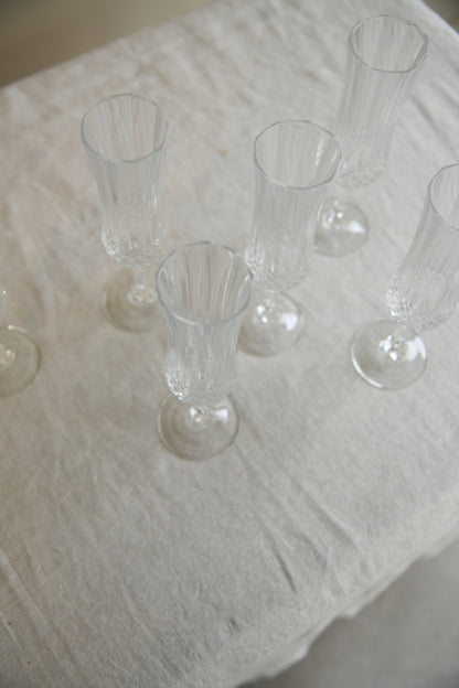 6 Champagne Glasses