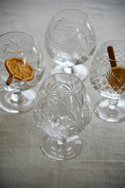 4 Brandy Glasses