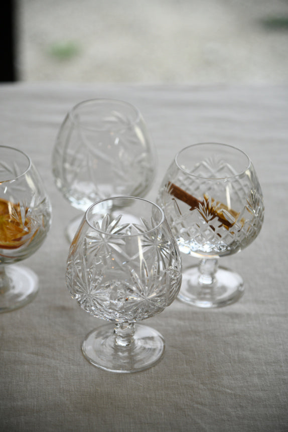 4 Brandy Glasses