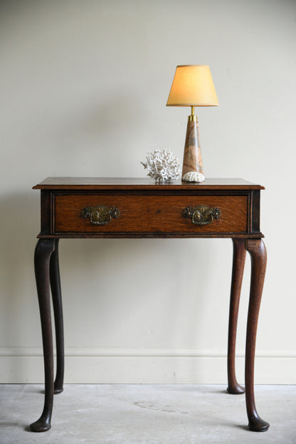 Antique Oak Side Table