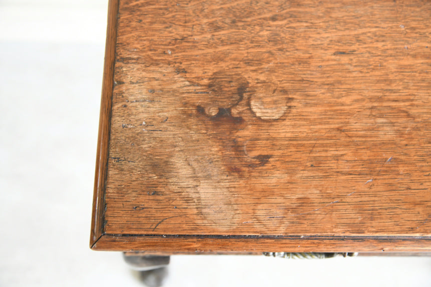 Antique Oak Side Table