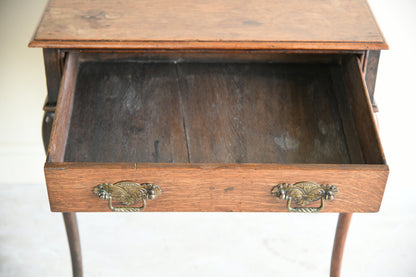 Antique Oak Side Table