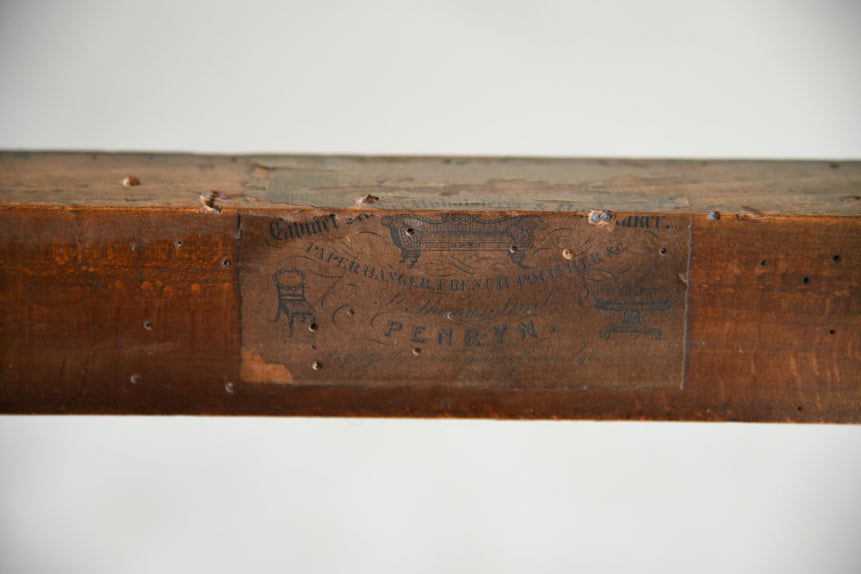 6 Antique Mahogany Bar Back Dining Chairs