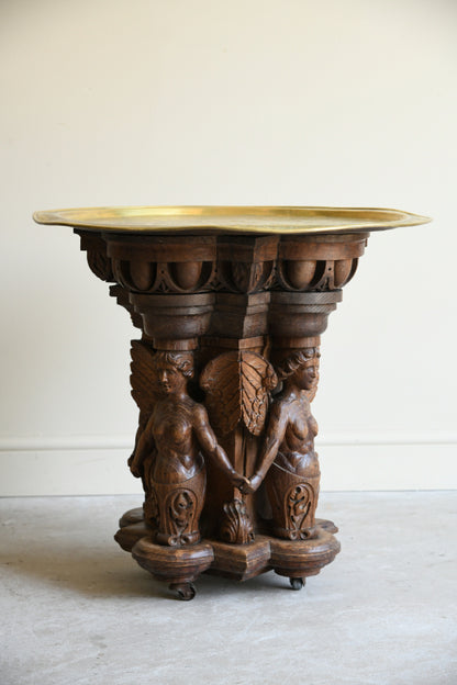 Indian Oak Occasional Table