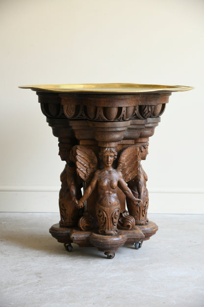 Indian Oak Occasional Table