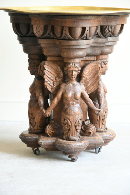 Indian Oak Occasional Table