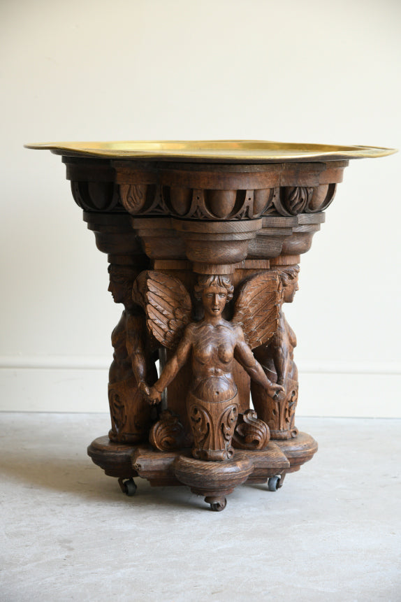Indian Oak Occasional Table