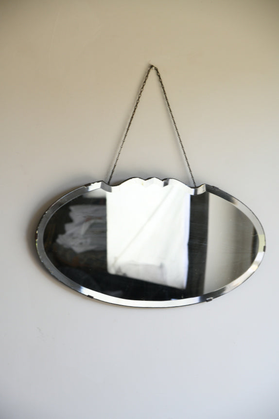 Vintage Frameless Mirror