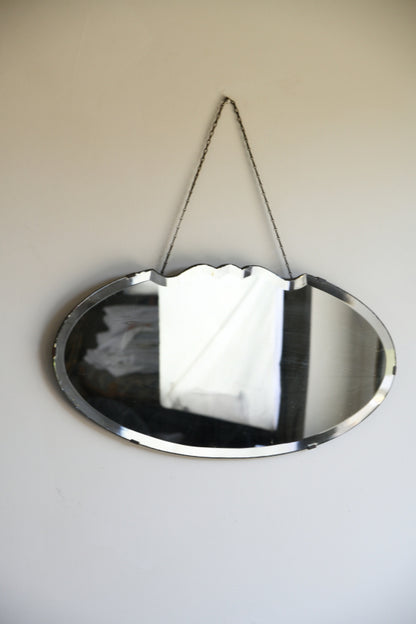 Vintage Frameless Mirror