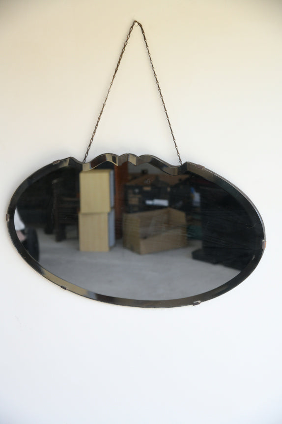 Vintage Frameless Mirror