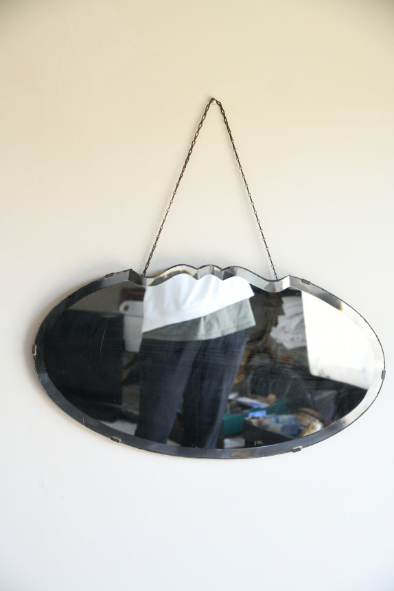Vintage Frameless Mirror