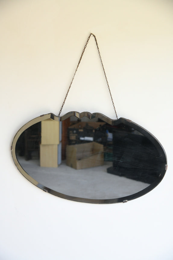 Vintage Frameless Mirror
