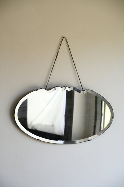 Vintage Frameless Mirror
