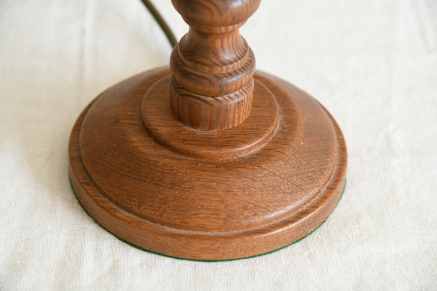 Turned Pine Table Lamp