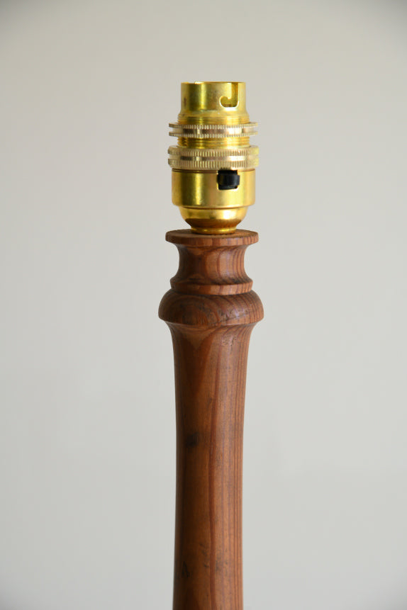 Turned Pine Table Lamp