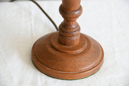 Turned Pine Table Lamp