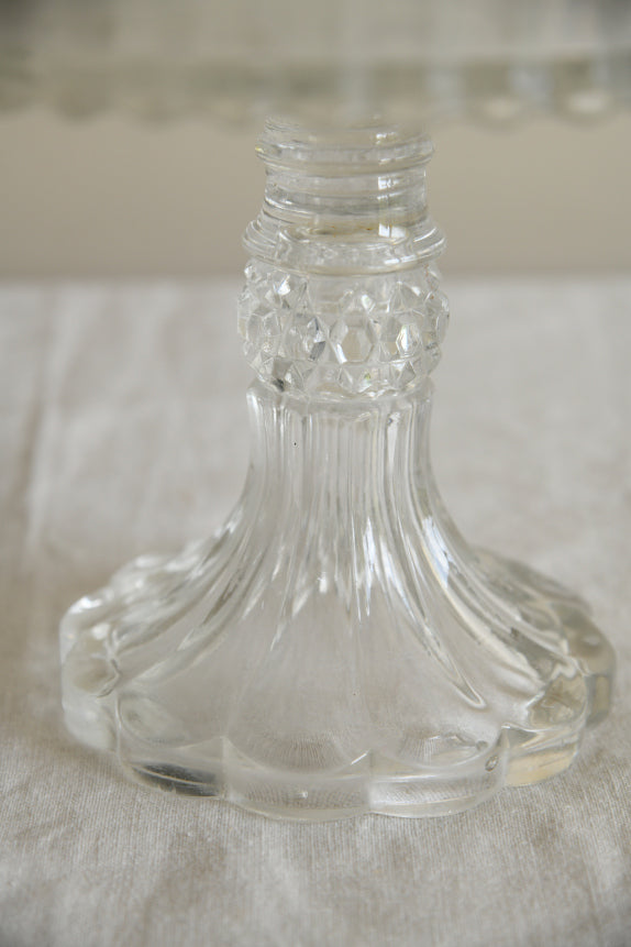 Vintage Glass Cake Stand