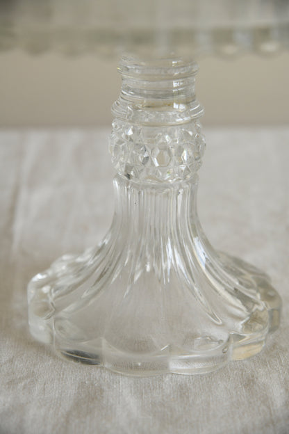Vintage Glass Cake Stand